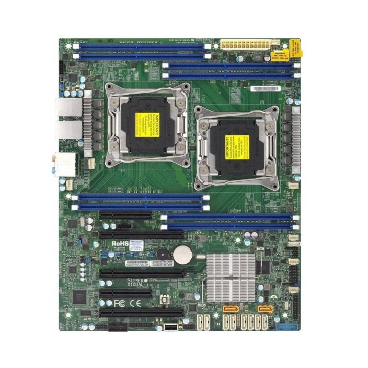 Серверная материнская плата Supermicro MBD-X10DRH-CT-O (E-ATX, LGA 2011, 16xDDR4, 8xSAS3, 10xSATA3)