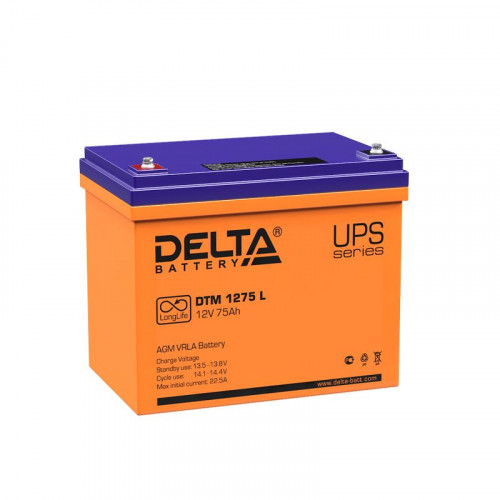 Аккумуляторная батарея Delta DTM 1275 L