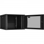 Шкаф TLK TWI-096060-R-G-BK (19", 9U, стеклянная дверь, 600x436x600 мм, черный)