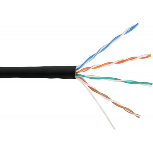 Кабель витая пара NIKOLAN NMC 4100C-BK, 305 м