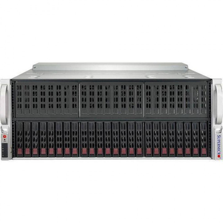 Серверная платформа Supermicro SYS-4029GP-TRT (4U, 2x Xeon Scalable 2nd Gen, 24x SFF, 8x GPU, 2000W)