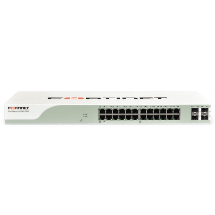 Коммутатор Fortinet FS-224D-POE (24 порта, 12xPoE, 4xSFP) Коммутатор Fortinet FS-224D-POE (24 порта, 12xPoE, 4xSFP)