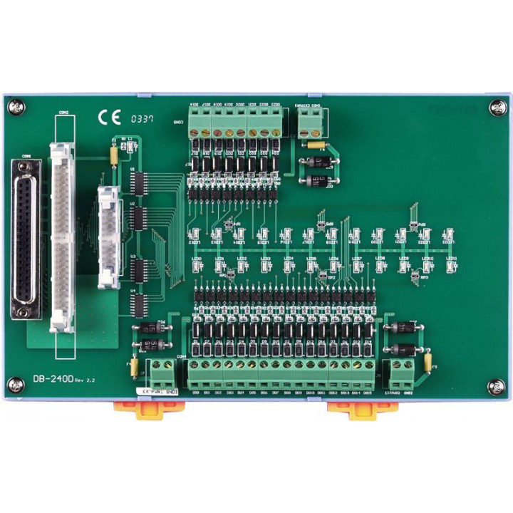 Плата ICP DAS DB-24OD/DIN (24-канальная, с открытым стоком, для DIN-рейки)