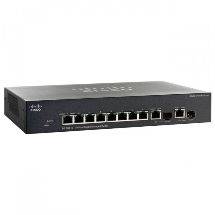 Управляемый коммутатор Cisco SRW2008-K9-G5 (10-портовый Gigabit, 8xRJ-45, 2xSFP)