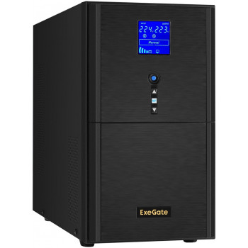 Источник бесперебойного питания Exegate SineTower SZ-5000.LCD.AVR.2SH.1C13.T.RJ.USB