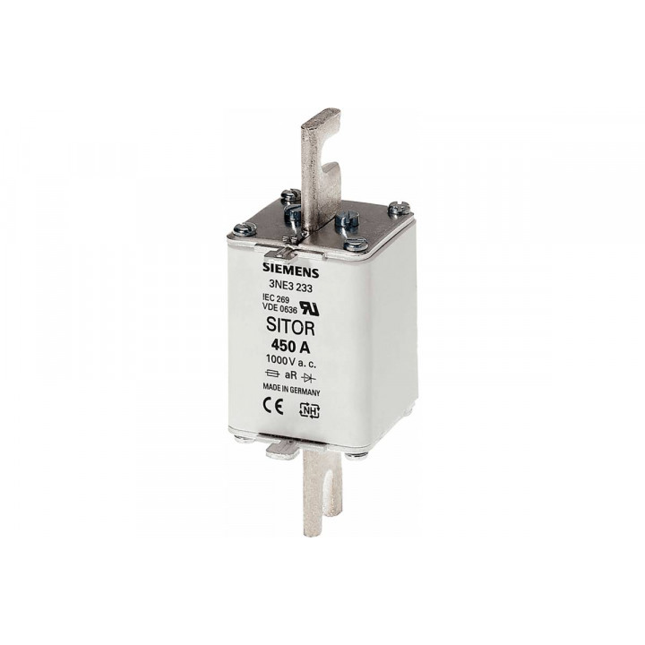 Плавкая вставка Siemens 3NE3233 (450A, 1000V, 110mm) Плавкая вставка Siemens 3NE3233 (450A, 1000V, 110mm)