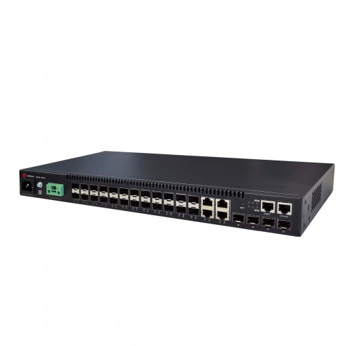 Управляемый коммутатор L2 Qtech QSW-8250-28F-AC-DC (20xGbE, 4xCombo, 4x10GbE SFP+, AC+DC)