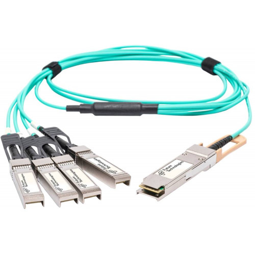 Кабель QSFP28 Future Technologies FT-QSFP28/4SFP28-CABA-10, 10м