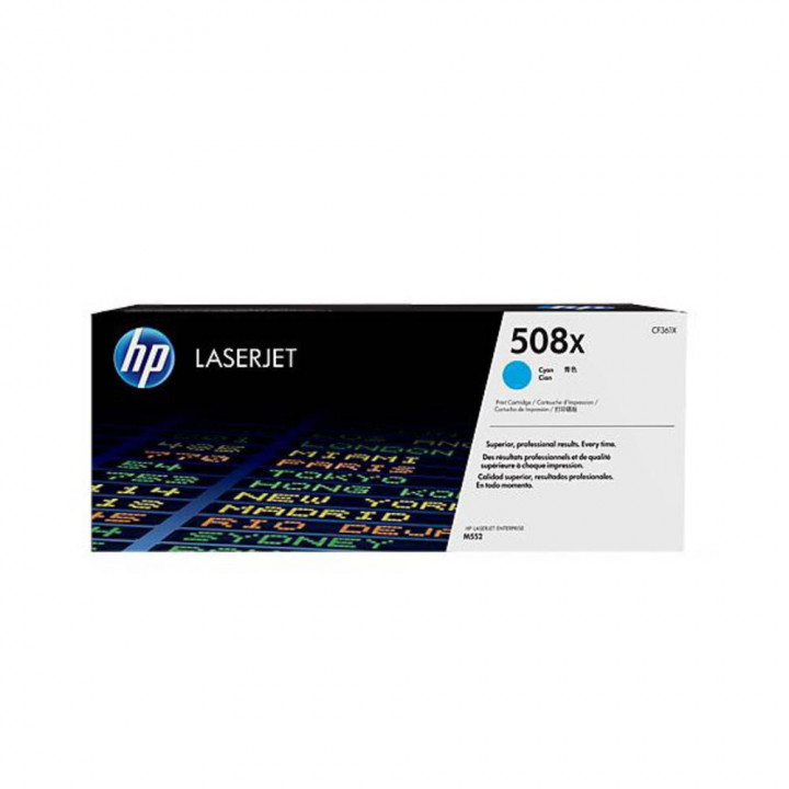 Картридж для плоттеров HP 508X CF361XC (9500стр., для HP CLJ M552/M553)