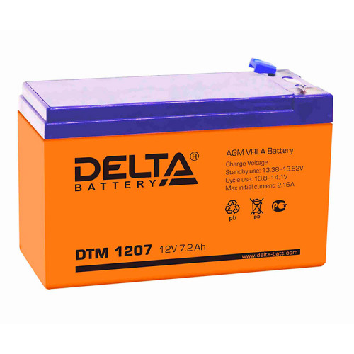 Аккумуляторная батарея Delta DTM 1207