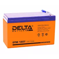 Аккумуляторная батарея 12В 7Ач Delta DTM 1207