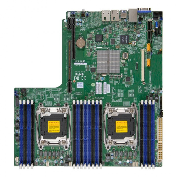 Серверная материнская плата Supermicro MBD-X10DDW-I-O (2x2011-R3, 16xDDR4, 10xSATA)