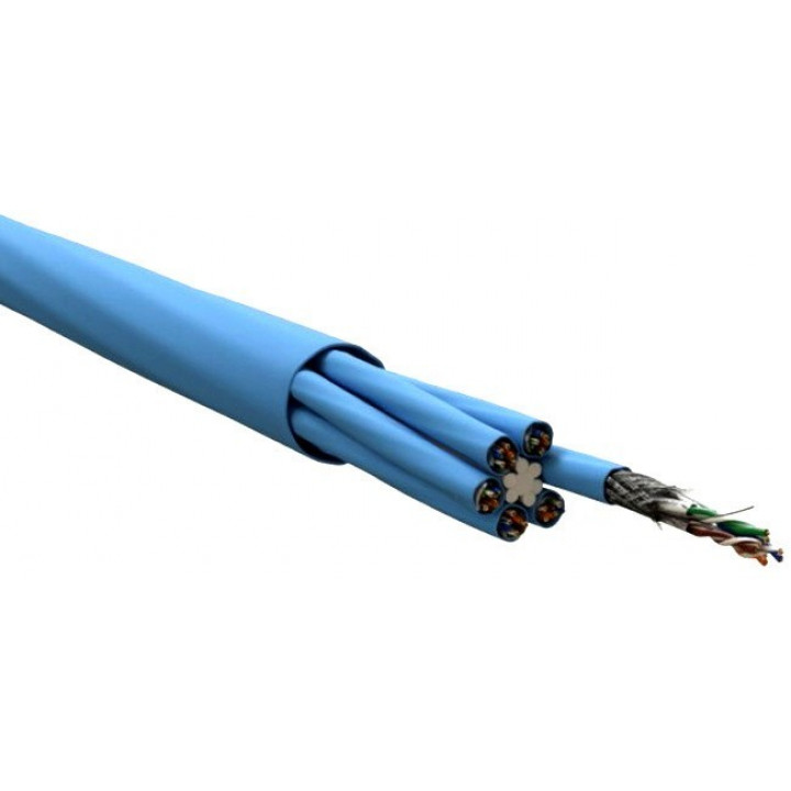 Кабель витая пара Hyperline SSTP24-C7-SOLID-INDOOR-CMR-BL-305 (S/FTP, Cat.7, 24 пары, 305 м, синий) Кабель витая пара Hyperline SSTP24-C7-SOLID-INDOOR-CMR-BL-305 (S/FTP, Cat.7, 24 пары, 305 м, синий)