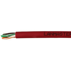 Кабель витая пара UTP кат.5e LANMASTER LAN-5EUTP-LSZH-RD