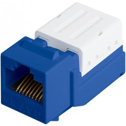 Модуль-вставка типа Keystone, кат.5е (Класс D), 100МГц, RJ45/8P8C NIKOMAX NMC-KJUD2-FT-BL