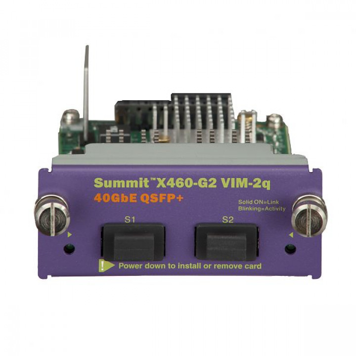 Модуль Extreme Networks Summit X460-G2 VIM-2q-TAA (2 порта 40GbE QSFP+)