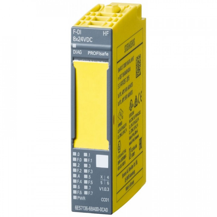 Электронный модуль Siemens Simatic 6ES7136-6BA00-0CA0 (8 F-DI PROFISAFE, 24В, SIL3) Электронный модуль Siemens Simatic 6ES7136-6BA00-0CA0 (8 F-DI PROFISAFE, 24В, SIL3)