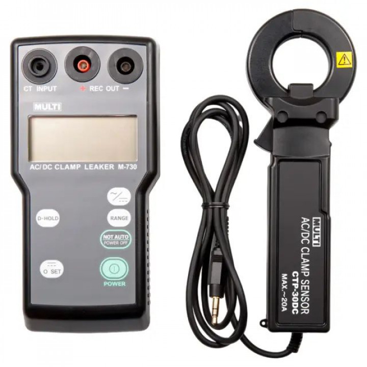 Токовые клещи MULTI M-730 (0.01-1000 мА DC, утечка)