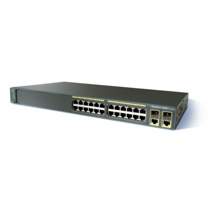 Коммутатор Cisco WS-C2960+24LC-L (24 10/100 (8 PoE) + 2 T/SFP, LAN Base) Коммутатор Cisco WS-C2960+24LC-L (24 10/100 (8 PoE) + 2 T/SFP, LAN Base)