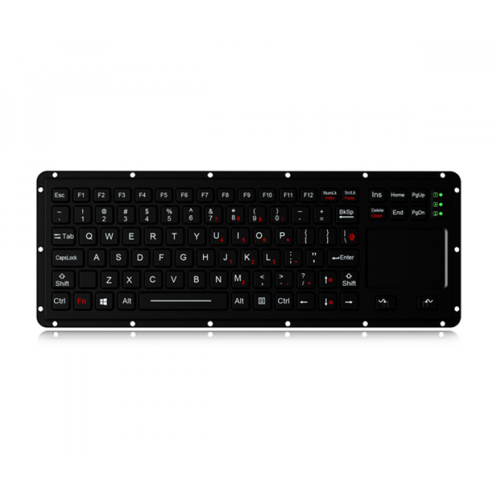 Промышленная клавиатура Key Technology K-TEK-M315TP-FN-BL-ML-US/RU-USB (встраиваемая, силикон, IP65, русифицированная, 89 клавиш, тачпад, белая подсветка, USB) Промышленная клавиатура Key Technology K-TEK-M315TP-FN-BL-ML-US/RU-USB (встраиваемая, силикон, IP65, русифицированная, 89 клавиш, тачпад, белая подсветка, USB)