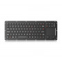 Промышленная клавиатура Key Technology K-TEK-M315TP-FN-BL-ML-US/RU-USB (встраиваемая, силикон, IP65, русифицированная, 89 клавиш, тачпад, белая подсветка, USB)
