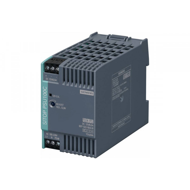 Стабилизированный блок питания Siemens 6EP1437-3BA20 (Sitop PSU300B 30A, 3Ф 400-500В, 24В/30А)