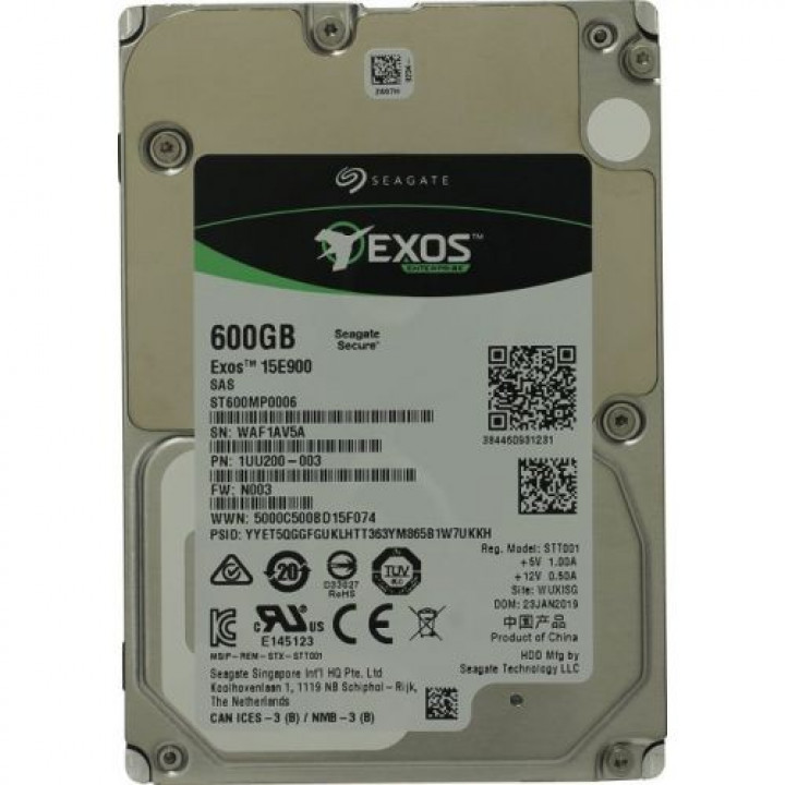 Жесткий диск Seagate ST600MP0006 (SAS, 2.5", 600 Гб, 15000 rpm, 256 Мб)