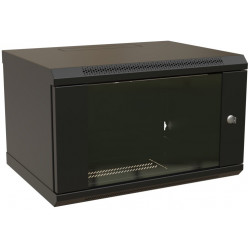 Шкаф настенный 9U WRline WR-TW-0966-GP-RAL9004 Шкаф настенный 9U WRline WR-TW-0966-GP-RAL9004