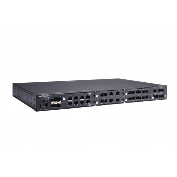 Промышленный коммутатор MOXA RKS-G4028-PoE-4GS-2HV-T