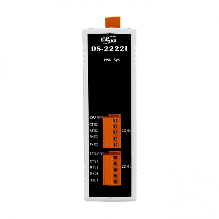 Сервер ICP DAS DS-2222i CR (2 порта RS-232 в Ethernet, изоляция, PoE) Сервер ICP DAS DS-2222i CR (2 порта RS-232 в Ethernet, изоляция, PoE)