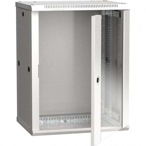 Шкаф ITK LWR3-15U64-GF (настенный 15U 600x450мм, стеклянная дверь, серый, 770мм, 90кг, IP20)