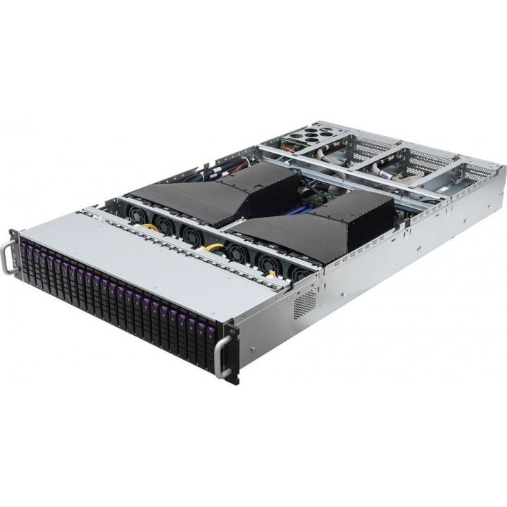 Серверная платформа ASRock 2U24E-EGS2 (2U, 24x NVMe, 2x OCP, 2700W)