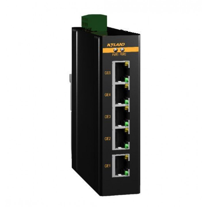Промышленный коммутатор Kyland Opal5GL-E-5GE-LV-LV (5xRJ45 10/100/1000M, питание 18-30В AC/12-48В DC)
