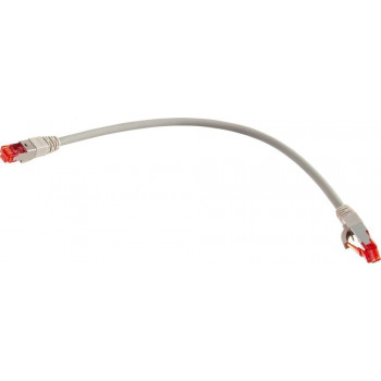 Коммутационный шнур S/FTP 4 пары, категория 6a, многожильный, 0,3м NIKOMAX NMC-PC4SA55B-003-C-GY