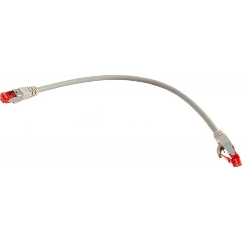 Коммутационный шнур NIKOMAX NMC-PC4SA55B-003-C-GY (S/FTP, кат.6a, 500МГц, 0.3м, LSZH, серый)