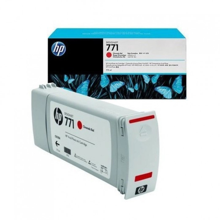 Картридж HP B6Y08A (хроматический красный 771C, 775 мл для Designjet Z6200)