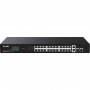 Коммутатор Tenda TEG1128P-24-410W (24 порта PoE, 2 SFP, бюджет PoE 370W)
