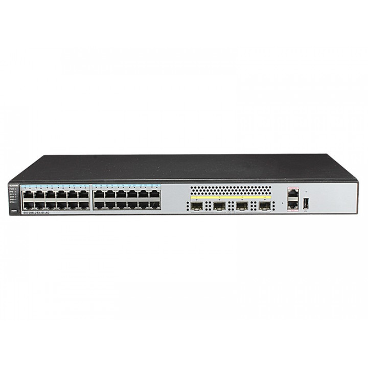 Коммутатор Huawei S5720S-28P-PWR-LI-AC (24x1GbE, 4xSFP, PoE+, 370W) Коммутатор Huawei S5720S-28P-PWR-LI-AC (24x1GbE, 4xSFP, PoE+, 370W)