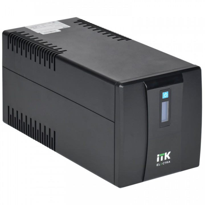 Источник бесперебойного питания ITK EET-1500VA-1-002-S (1,5кВА/900Вт, АКБ 2х9AH, USB, Schuko)