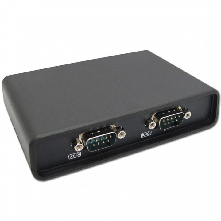 Преобразователь интерфейсов NIKOMAX (GIGALINK) GL-MC-UTPRS2-232 (2 порта RS232 - Ethernet)