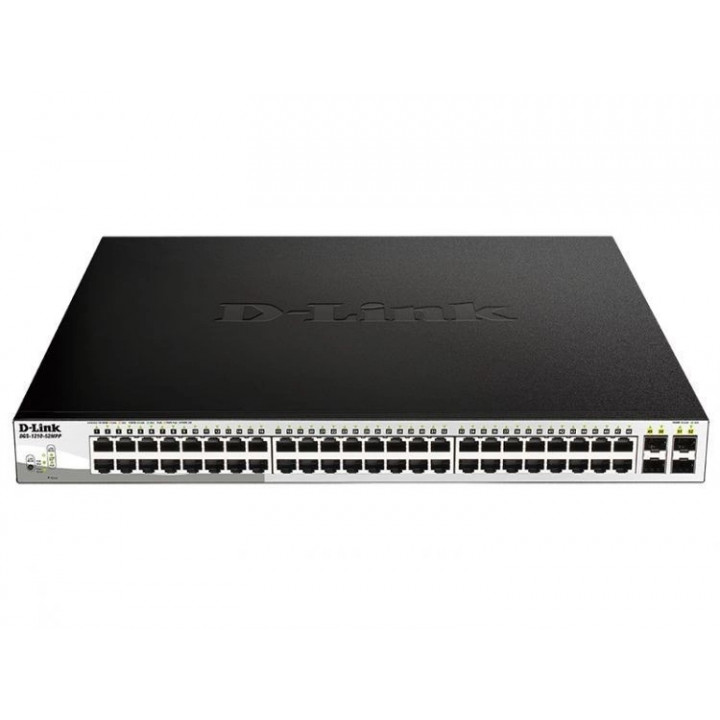 Коммутатор D-Link DGS-1210-52MPP/E2A (48 PoE портов, 4 SFP) Коммутатор D-Link DGS-1210-52MPP/E2A (48 PoE портов, 4 SFP)
