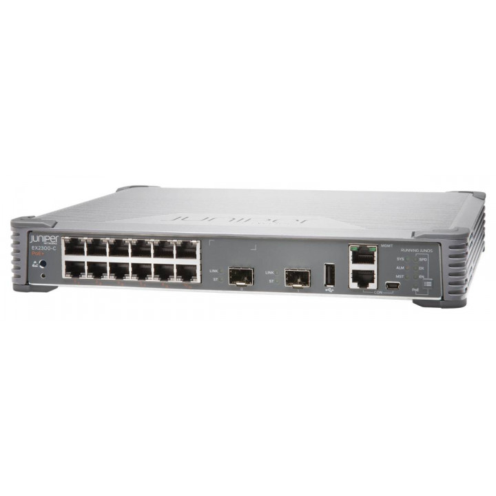 Коммутатор Juniper EX2300-C-12T-VC (12 портов, 2x SFP+, fanless)