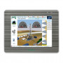 Контроллер панельный ICP DAS IWS-4201-CE7-1500 CR (InduSoft, 1500 тегов, 10.4'', Windows CE7)