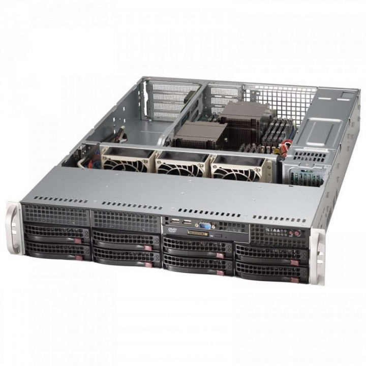 Серверная платформа Supermicro SYS-6029P-TRT (2U Rackmount, X11DPi-NT, SATA3, RAID 0,1,5,10)