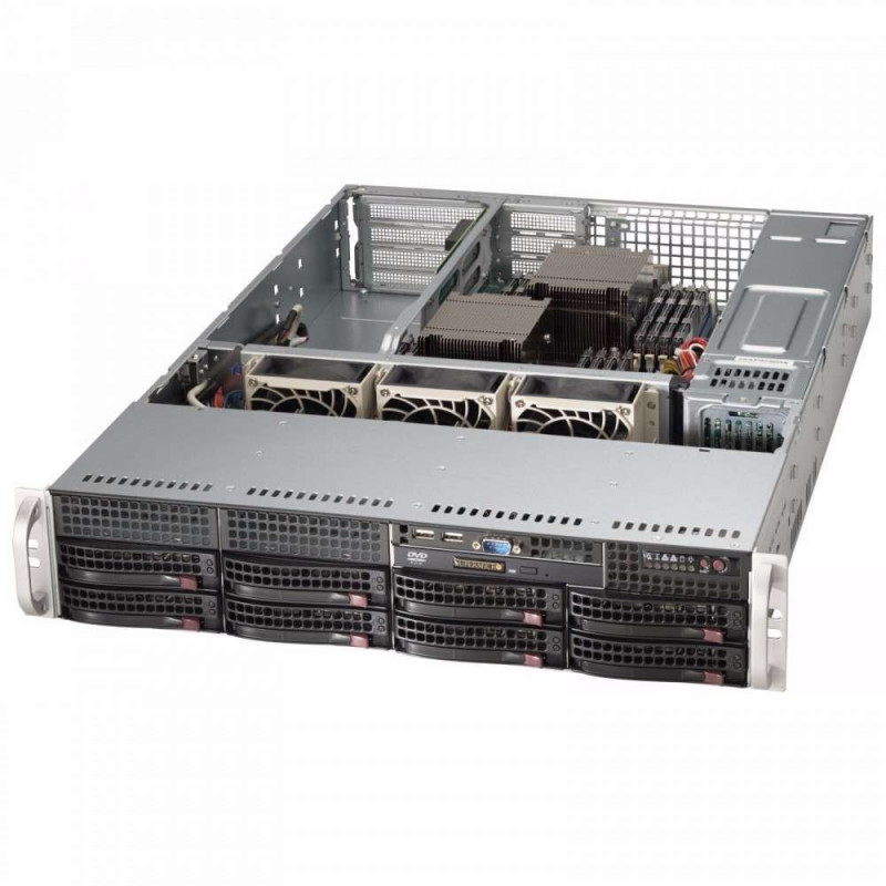 Серверная платформа Supermicro SYS-6029P-TRT (2U Rackmount, X11DPi-NT, SATA3, RAID 0,1,5,10)