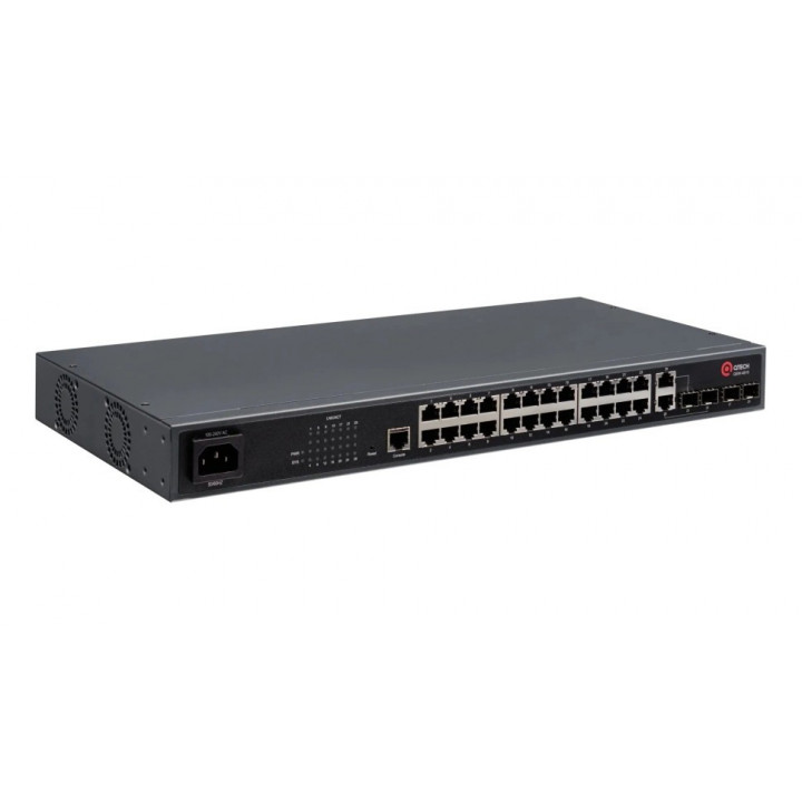 Коммутатор Qtech QSW-4610-28T-AC (L2+, 24x1GbE, 4xSFP) Коммутатор Qtech QSW-4610-28T-AC (L2+, 24x1GbE, 4xSFP)