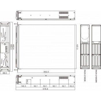 Корпус IEI RACK-2100GB/A130B