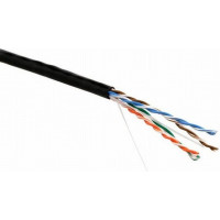 Кабель витая пара Lanmaster LAN-5EUTP-LSZH-BK, 305 м