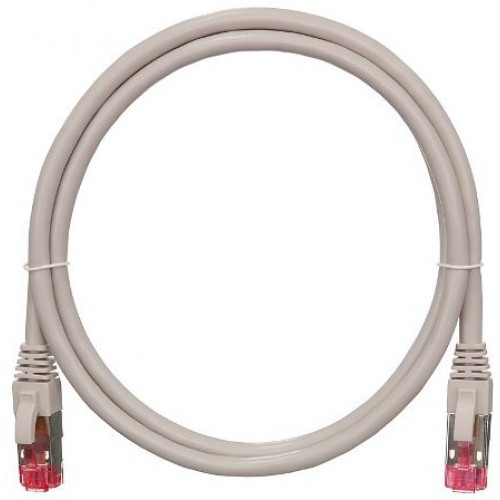 Коммутационный шнур NIKOMAX NMC-PC4SA55B-050-C-GY (S/FTP, кат.6A, 5м, серый)