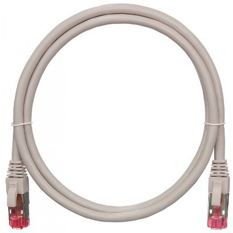 Коммутационный шнур NIKOMAX NMC-PC4SA55B-050-C-GY (S/FTP, кат.6A, 5м, серый)